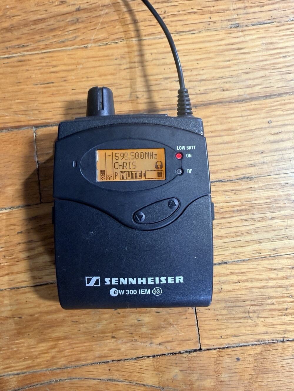 Sennheiser EK 300 IEM G3 Bodypack Receiver G Band 566–608 MHz Tested
